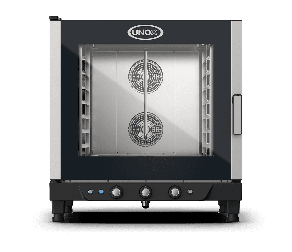 7 trays GN 1/1 Render of UNOX CHEFLUX™ commercial convection with humidity oven XV593.