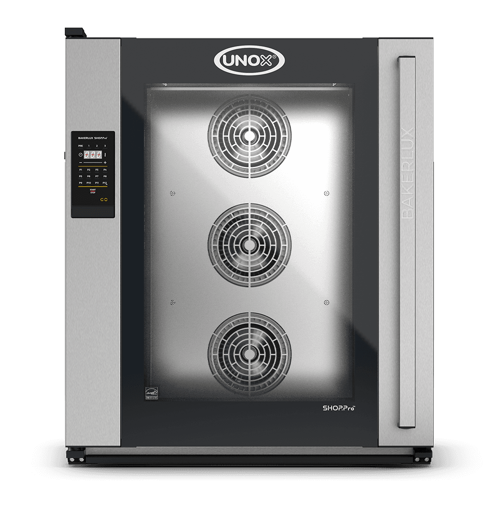 10 trays 600x400 Render van de UNOX BAKERLUX SHOP.Pro™ GO professionele convectie oven XEFR-10EU-EGRN.