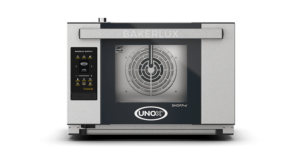 3 trays 460x330 Render van de UNOX BAKERLUX SHOP.Pro™ TOUCH professionele convectie oven met vochtigheid XEFR-03HS-ETDP.