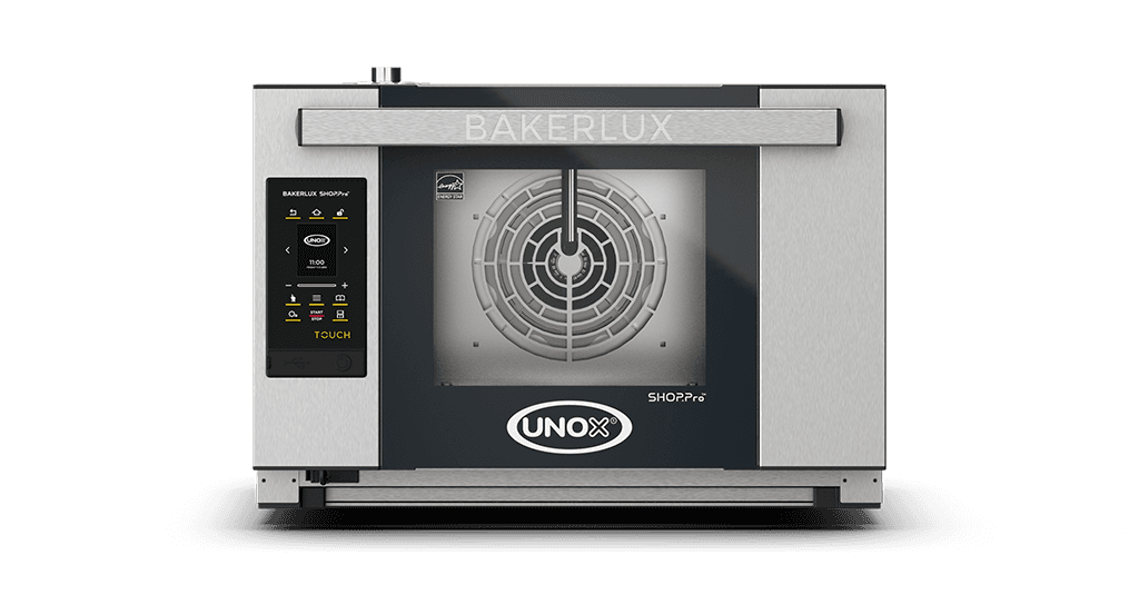 3 trays 460x330 Render van de UNOX BAKERLUX SHOP.Pro™ TOUCH professionele convectie oven met vochtigheid XEFR-03HS-ETDV.