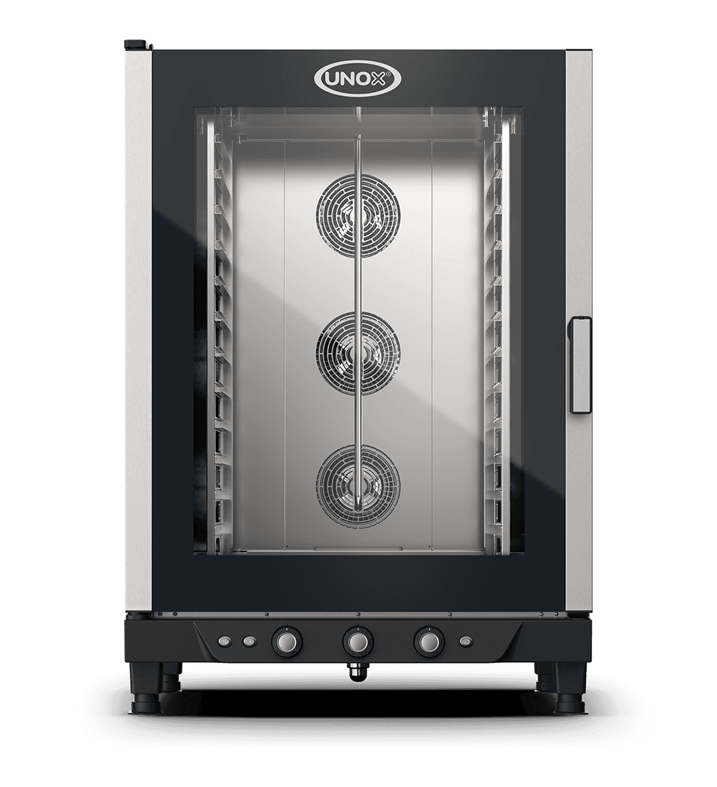 12 trays GN 1/1 Render van de UNOX CHEFLUX™ professionele convectie oven met vochtigheid XV893.