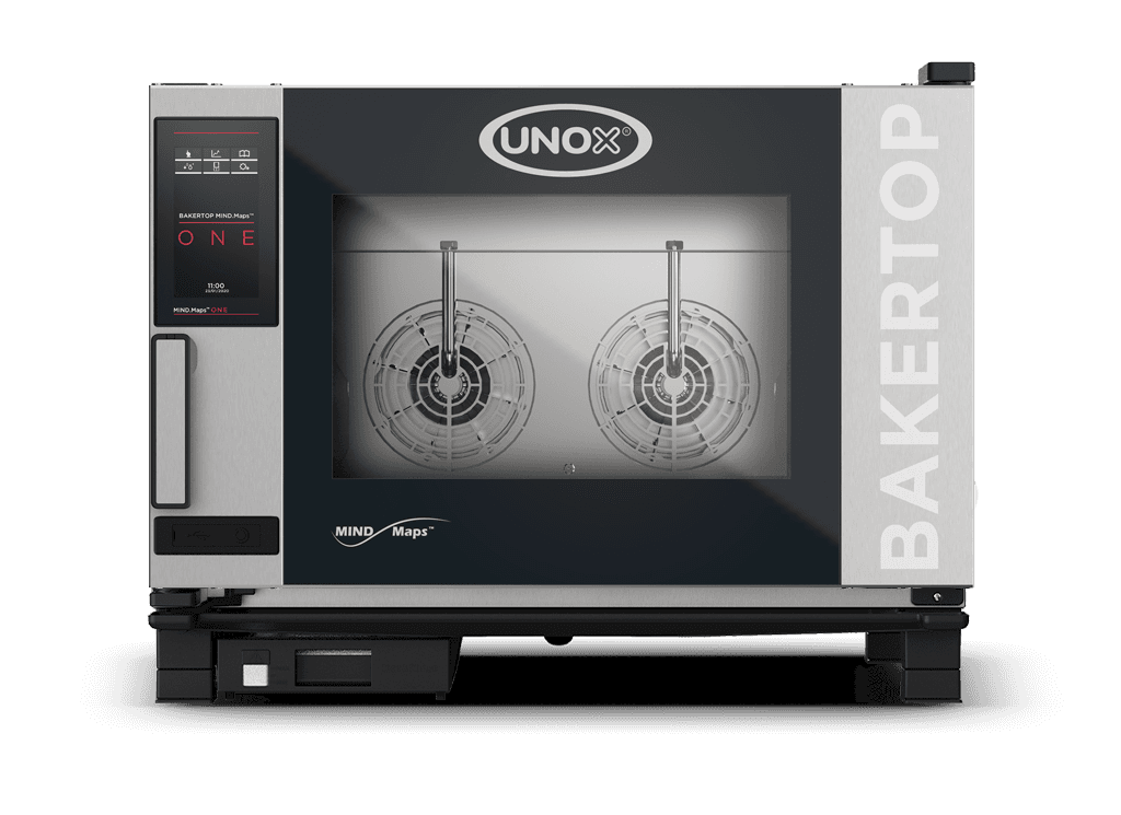 4 trays 600x400 Render van de UNOX BAKERTOP MIND.Maps™ BIG ONE professionele trolley combi oven XEBC-04EU-E1LM.