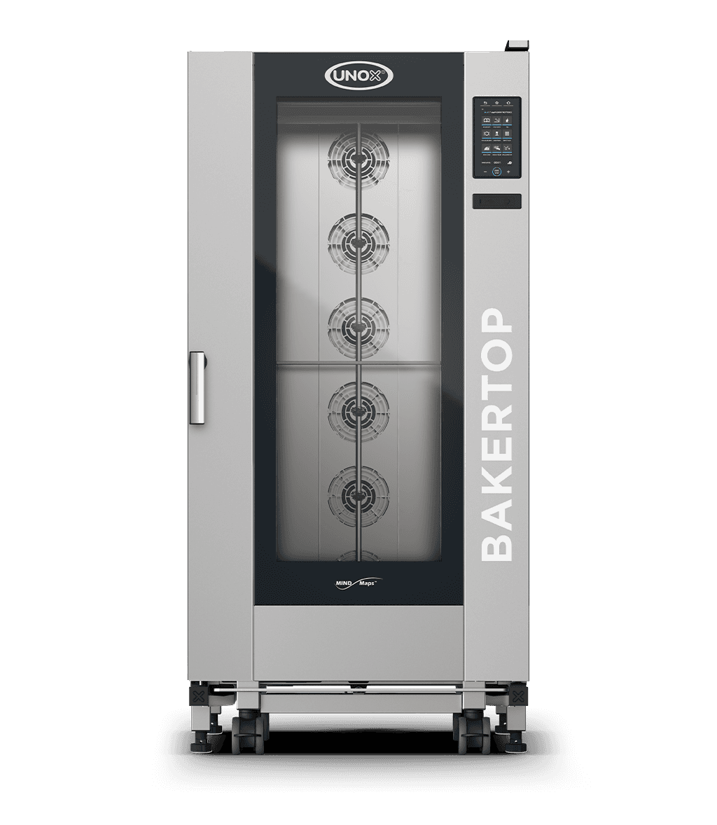 16 trays 600x400 Render van de UNOX BAKERTOP MIND.Maps™ BIG PLUS professionele trolley combi oven XEBL-16EU-YPLS.
