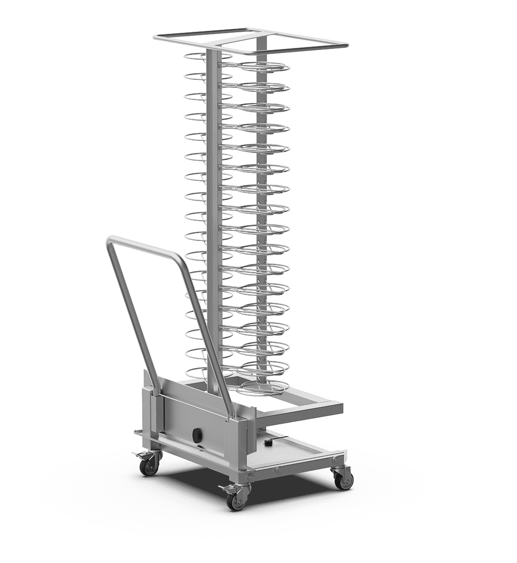Unox Korrosionsresistent AISI 316L vagn för regenererande rätter. XEVTL-051P.