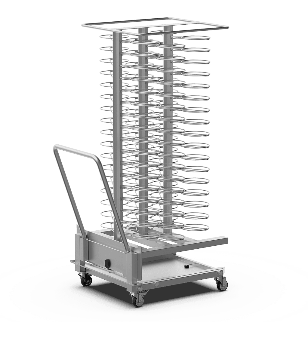 Unox AISI 304 trolley til regenerering af retter. XCP4001.