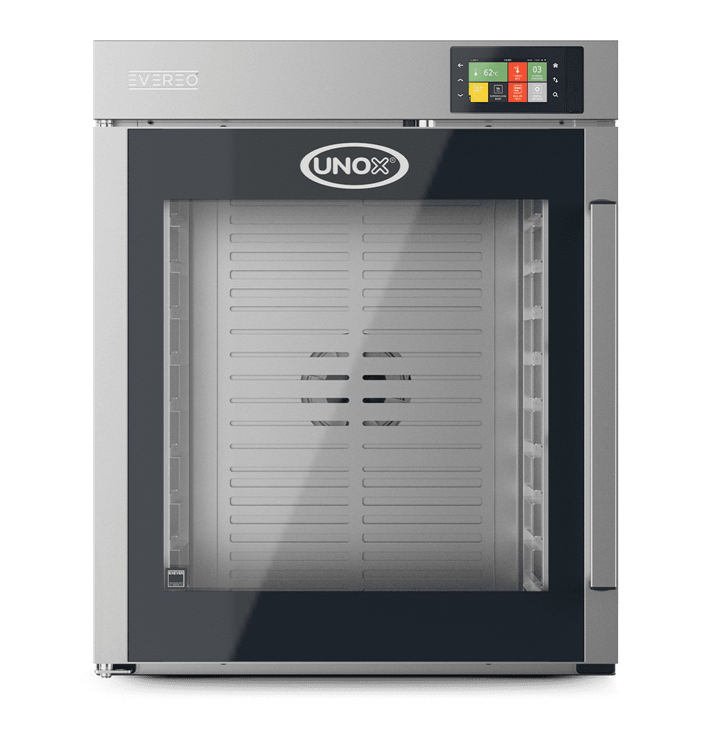10 bandejas GN 1/1 Render sistema de conservación en caliente UNOX EVEREO® XEEC-1011-EPR.