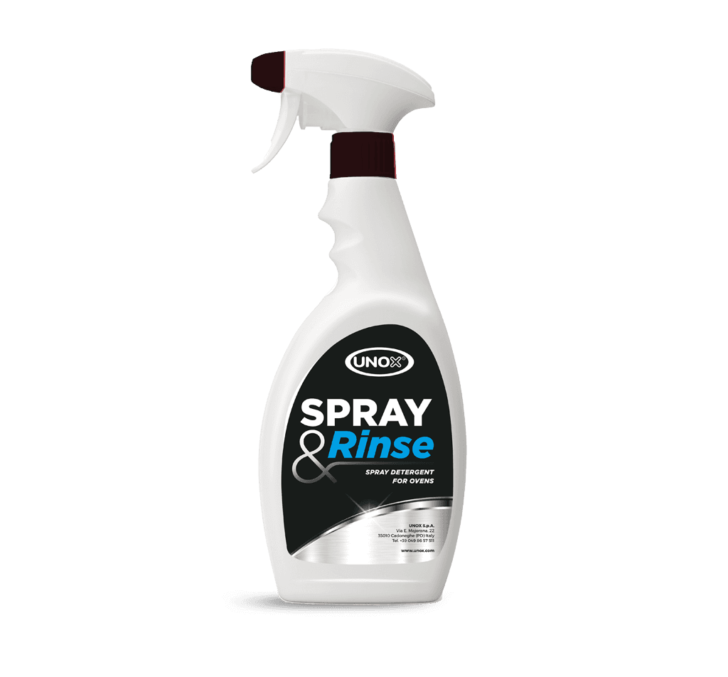SPRAY&Rinse manuel yıkama için ticari fırınlarda kullanılan Unox deterjanı DB1044A0.