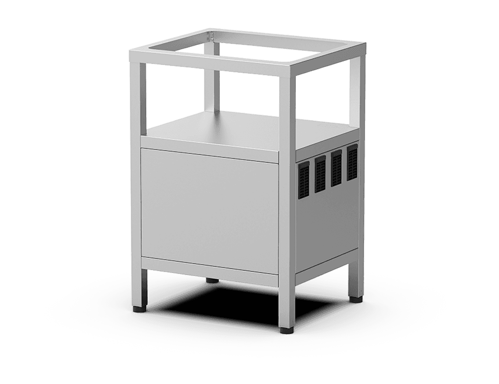 Unox Onderstel voor het plaatsen van de HOT VACUUM op de perfecte hoogte om met een geïntegreerde compressor te werken. Slechts beschikbaar voor beperkte markten - neem contact op met ons verkoopkantoor voor meer informatie. XUC144.