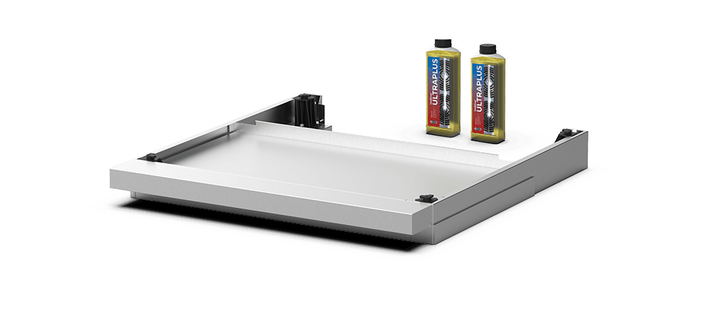 Unox It includes all the necessary parts for the correct installation of two stacked electric ovens and two bottles (1 liter each) of DET&Rinse™ ULTRAPLUS detergent UN 1824, 8, II - ADR LIMITED QUANTITY. XELQA-00EU-E-DRU.