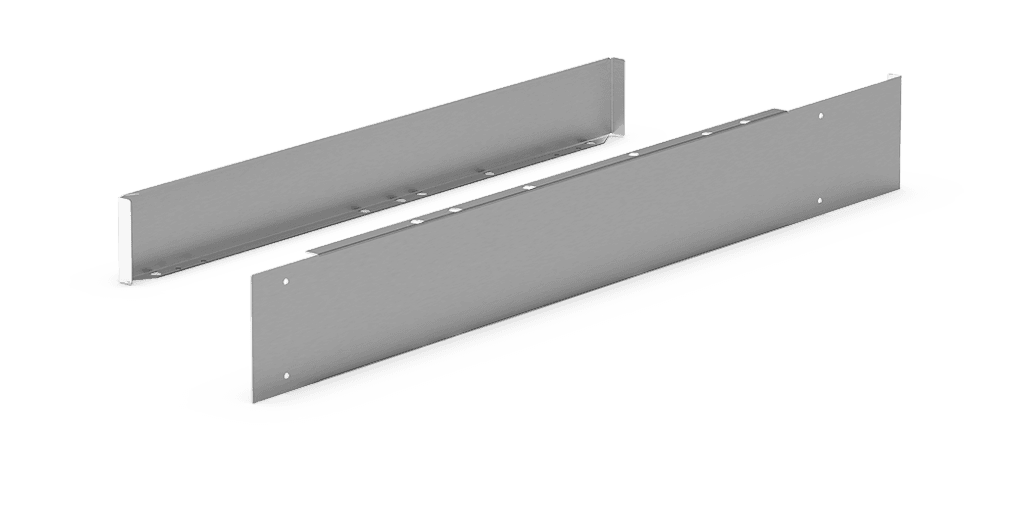 Unox Suitable for both sides of the oven. It makes it possible to reduce the distance between the oven and other heat sources (fryers, pasta cookers, stoves, etc.) to a minimum. XUC041.