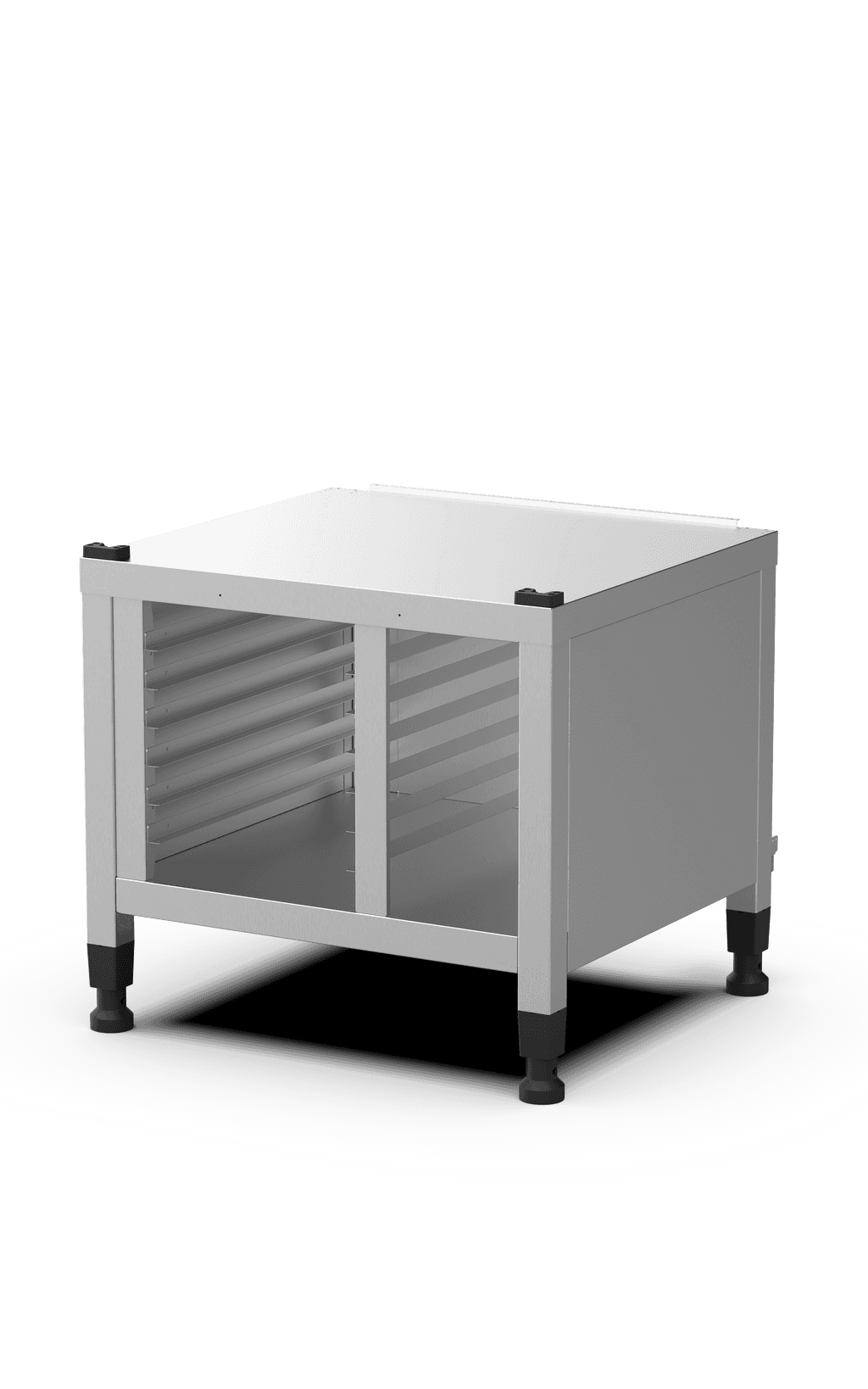 Unox De multifunctionele steun is ideaal om bakplaten veilig op te bergen en uw oven op de perfecte hoogte te plaatsen om te werken. XWDMA-0611-H.