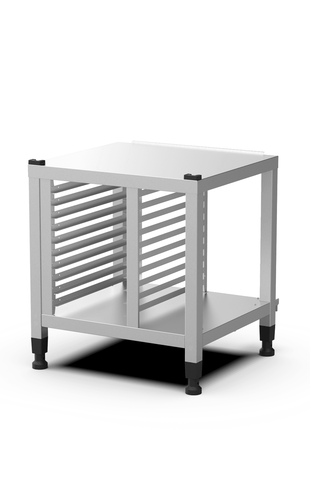 Unox De multifunctionele steun is ideaal om bakplaten veilig op te bergen en uw oven op de perfecte hoogte te plaatsen om te werken. XWDRA-1011-U.