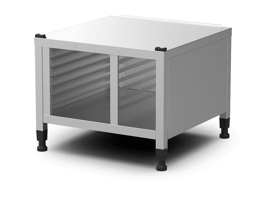 Unox De multifunctionele steun is ideaal om bakplaten veilig op te bergen en uw oven op de perfecte hoogte te plaatsen om te werken. XWLMA-06EF-H.