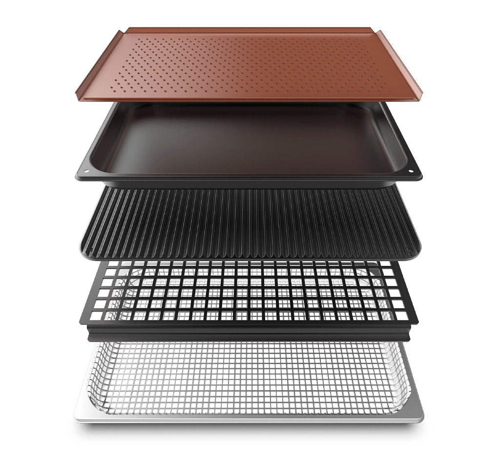 START.COOK[1] Стартовый комплект противней. В комплекте: 1 x GRP815, TG975, TG885, TG870, TG900. XUC028.