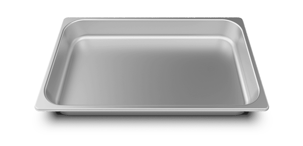 STEEL.65 unox commercial tray for roasting and braising GN 1/1, GN 2/1 TG825.