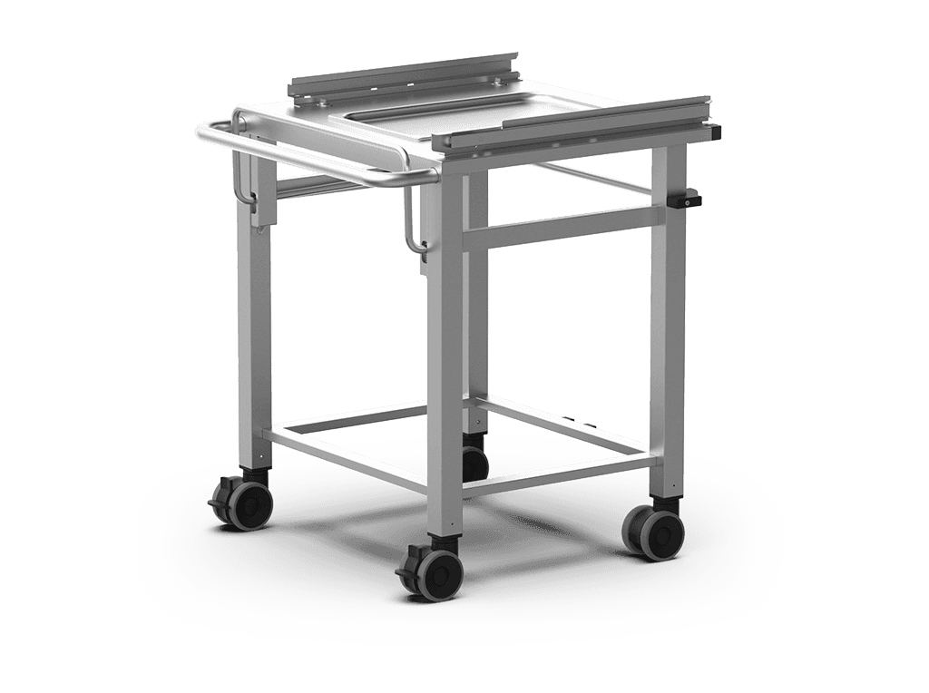 Unox It allows the tray holder basket to move and its succesful coupling with the oven and the stand or the neutral cabinet. XWLYA-00EU.