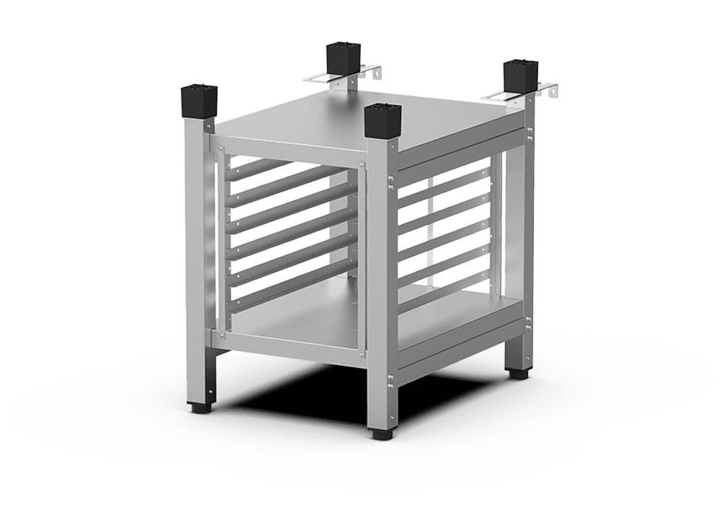 Unox The multifunctional support ideal for storing trays safely and place your oven at the perfect height to work. XWCRC-0613-H.