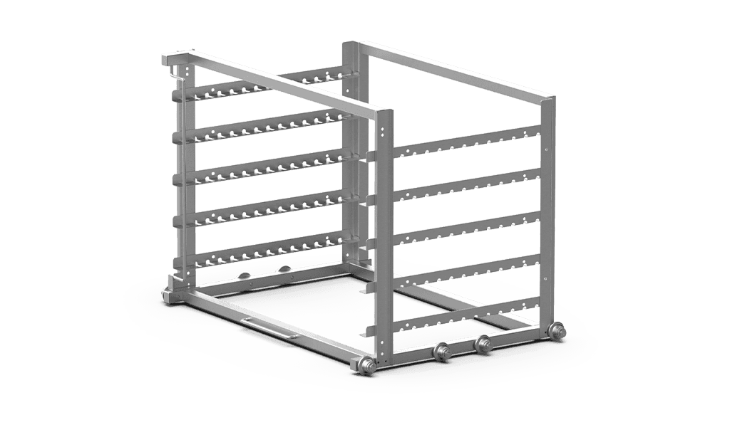 Unox It allows rapid loading and extraction of the trays, reducing the amount of time the door is open. XWLBA-05EU.