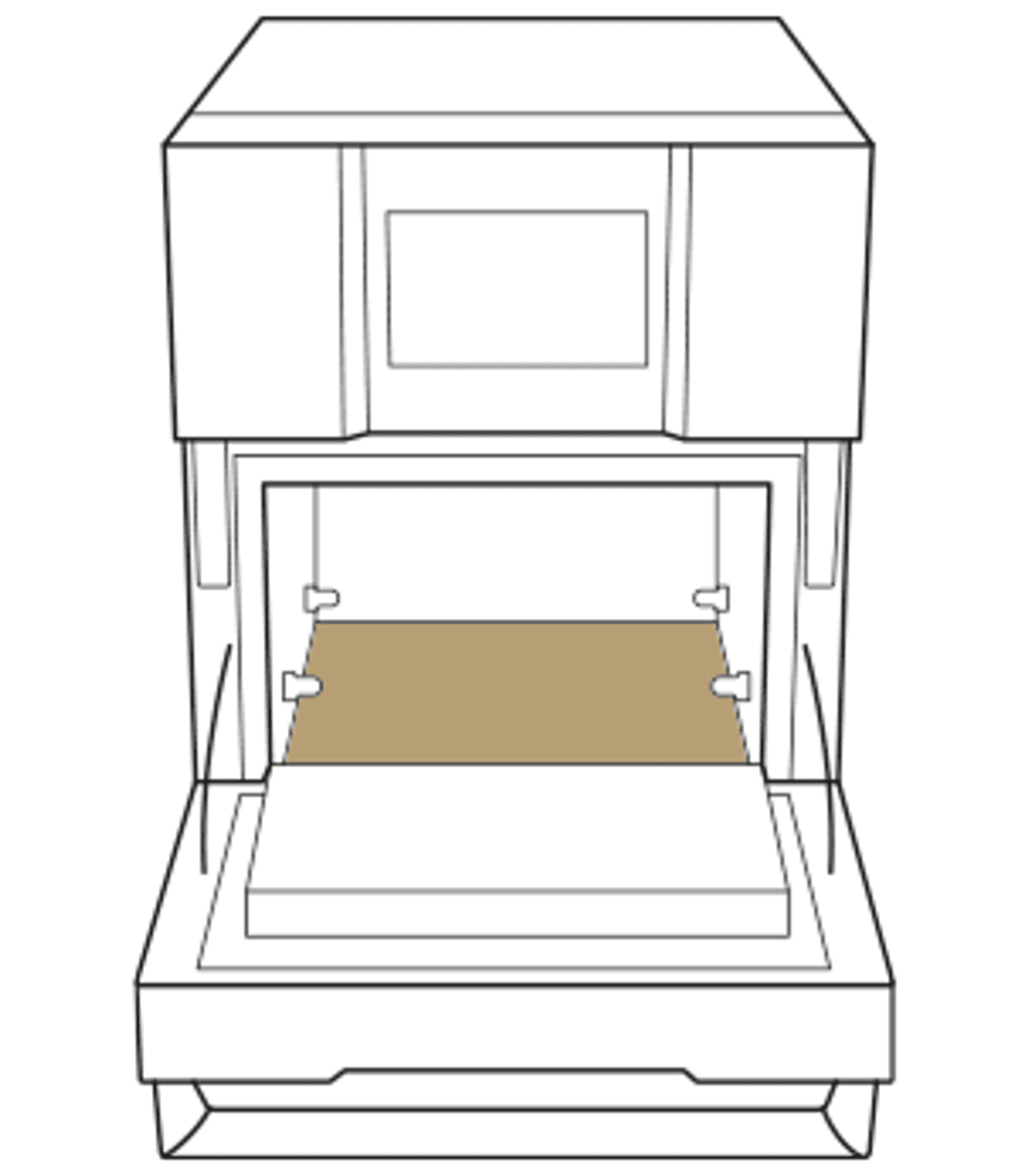 烹饪腔室不粘垫 Unox 商用烤盘用于高速烤箱 300x300 TG133.