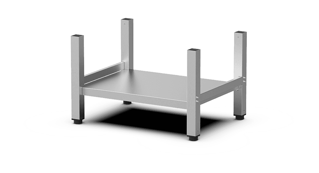 Unox Support for placing the oven at the perfect height for working or for stacking the ovens in a column. XWVRC-0011-M.