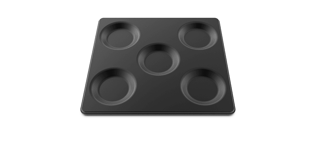 EGGS 5 unox commercial tray for frying and eggs GN 2/3 TG937.